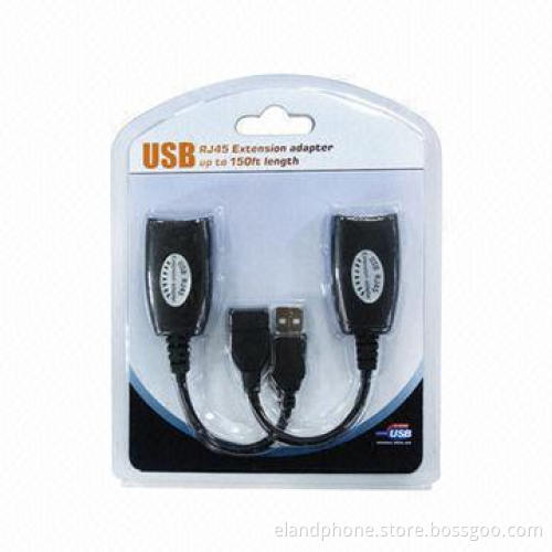 150f/50m USB to RJ45 extension adapter cable